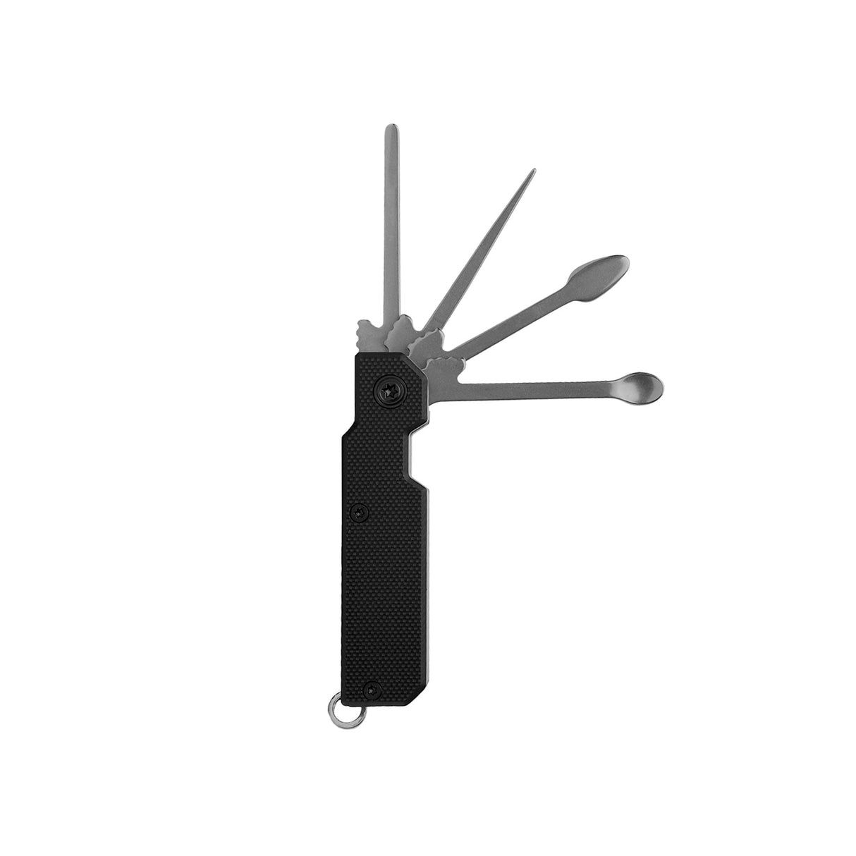 MJ Arsenal Multipass with Glass-Nylon Handle & Stainless Steel Dab Tools, Front View