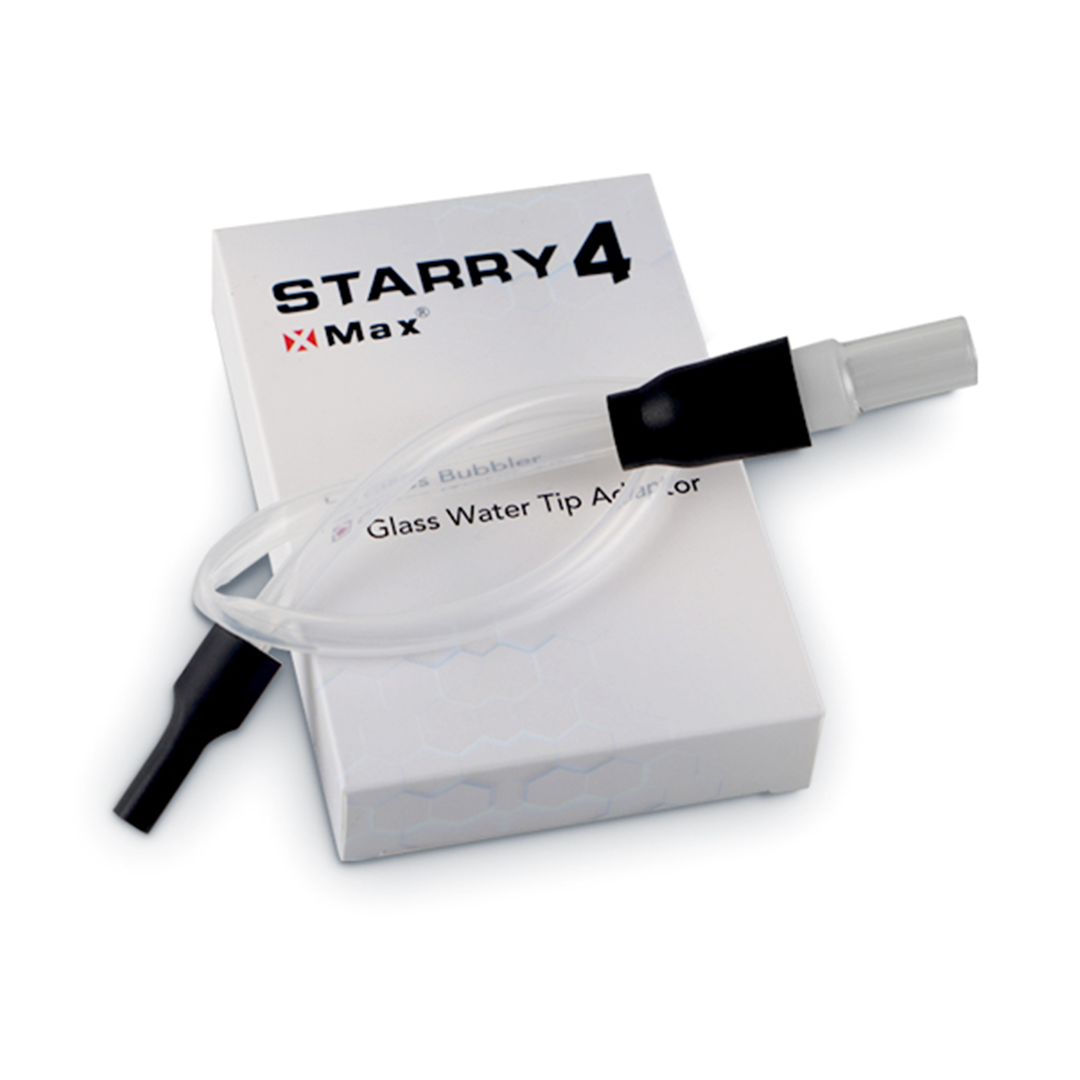 XVAPE Starry 4 Glass Adapter with flexible tubing on white background
