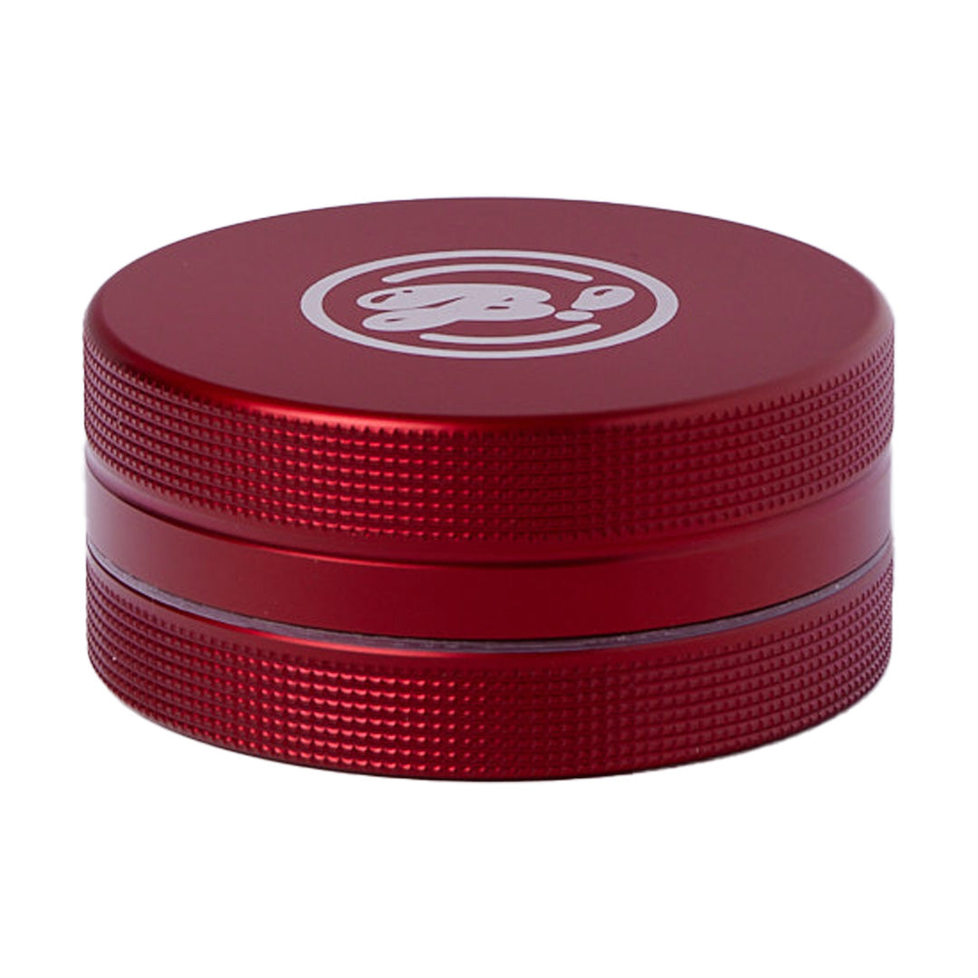 BIGFUN! Medium 2pc Grinder in Red - Front View with Textured Grip