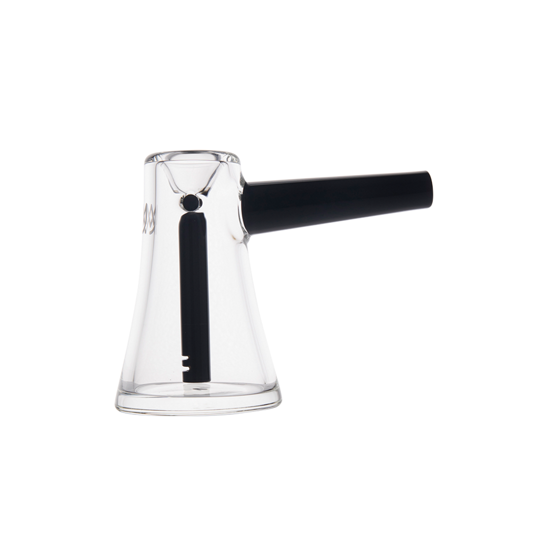 MJ Arsenal Vulkan Bubbler in Onyx - Angled Side View on White Background
