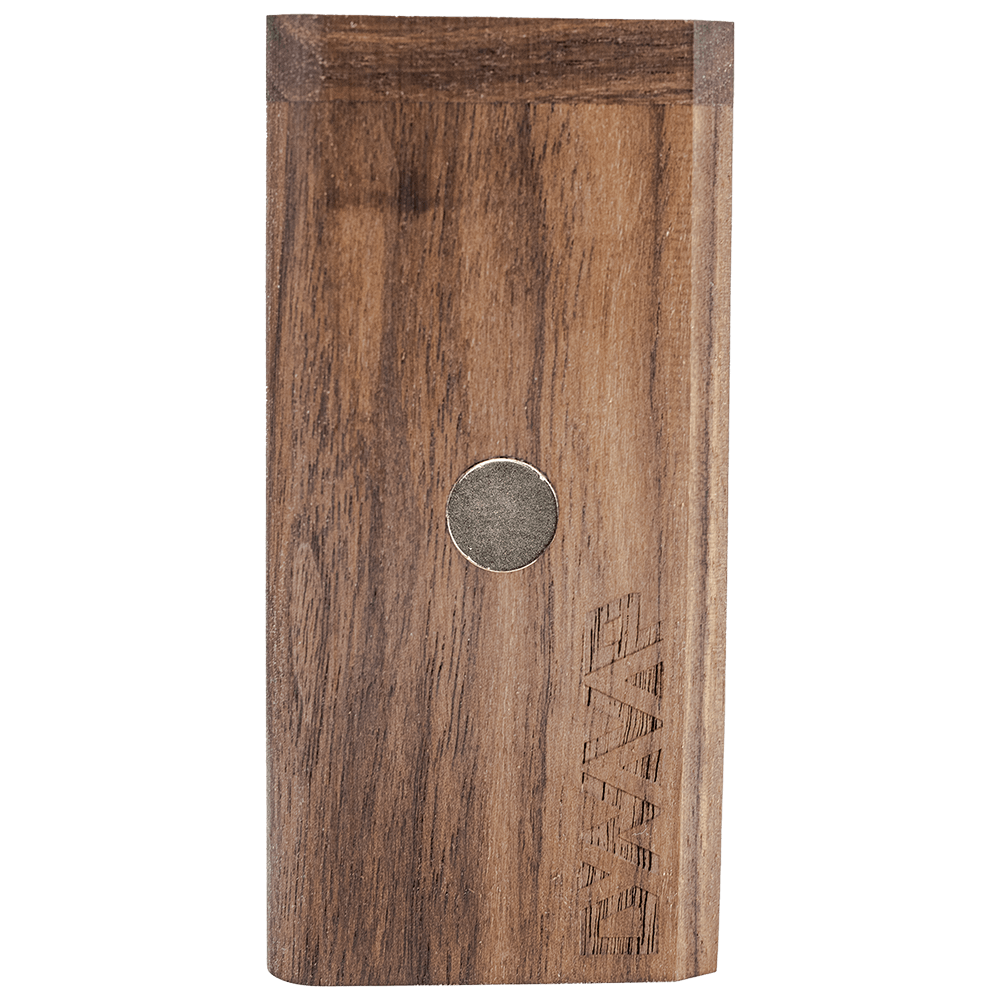DynaStash: Walnut - Elegant DynaVap Wooden Stash Container Front View