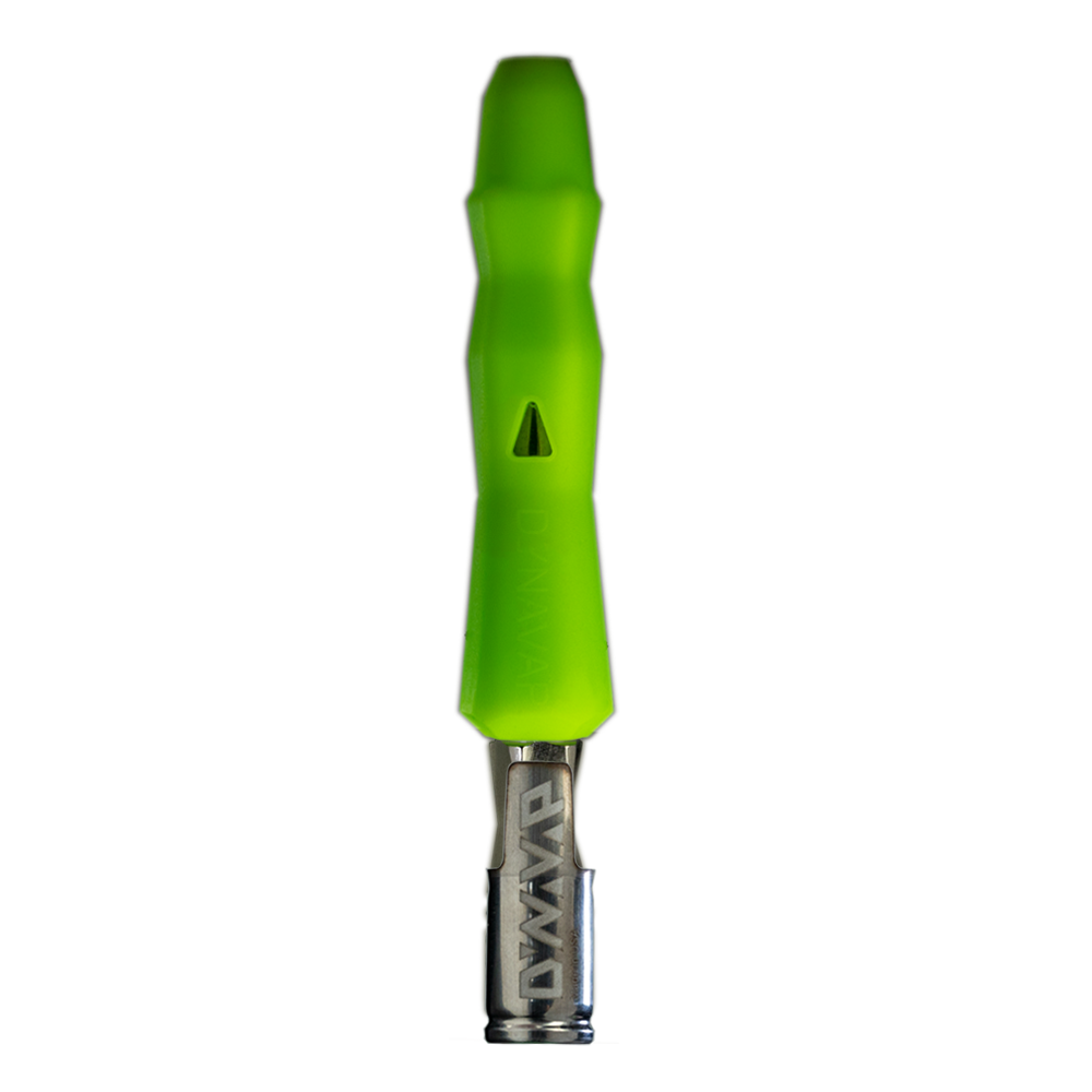 The "B": Neon Series Vaporizer by DynaVap LLC, Neon Green Variant, Front View