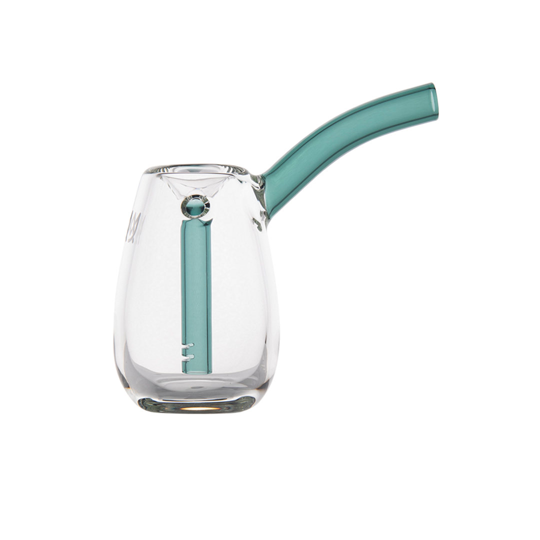 MJ Arsenal Bulb Mini Bubbler in Borosilicate Glass, Reef Variant, Front View on White Background