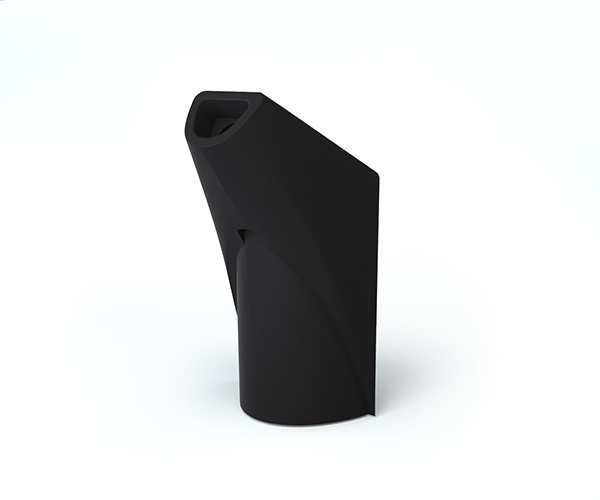 G Pen Roam Mouthpiece in Black - Angled Side View for Vaporizers