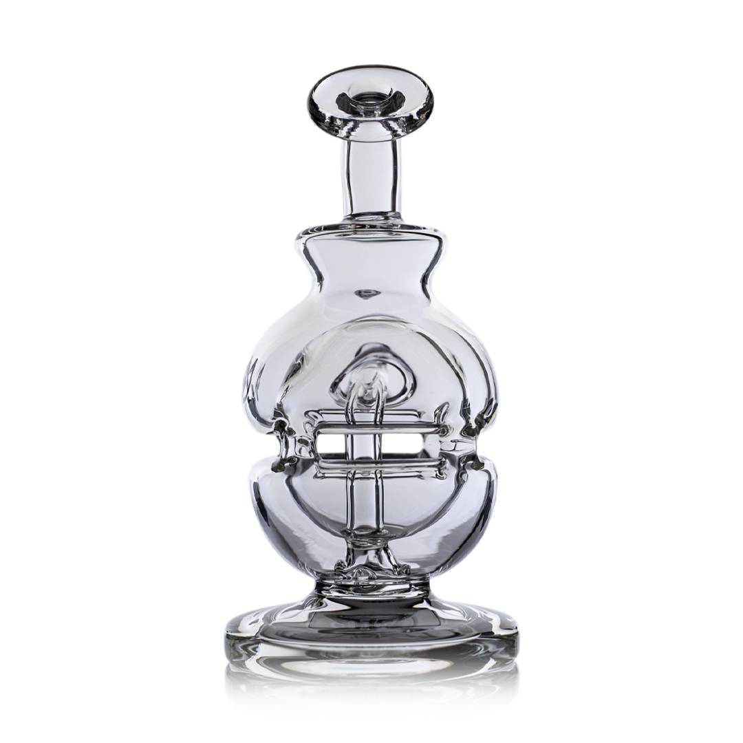 MJ Arsenal Royale Vape Edition - Clear Glass Mini Dab Rig Front View