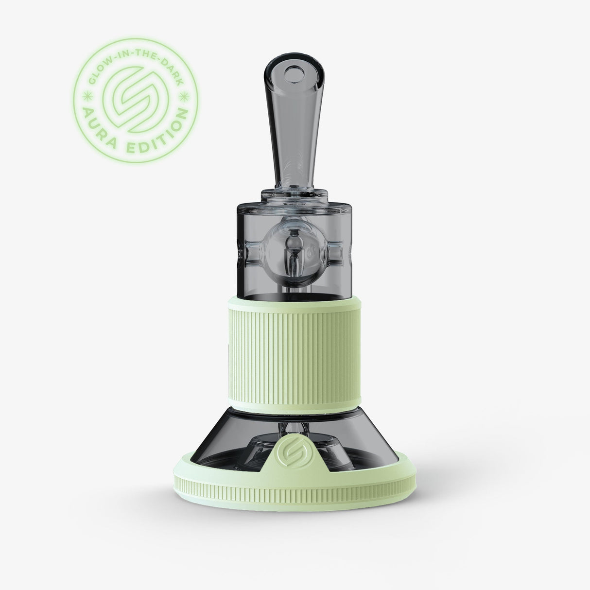 SOFTGLASS Aura Glow-in-the-Dark Tandem Rig Limited Edition on white background