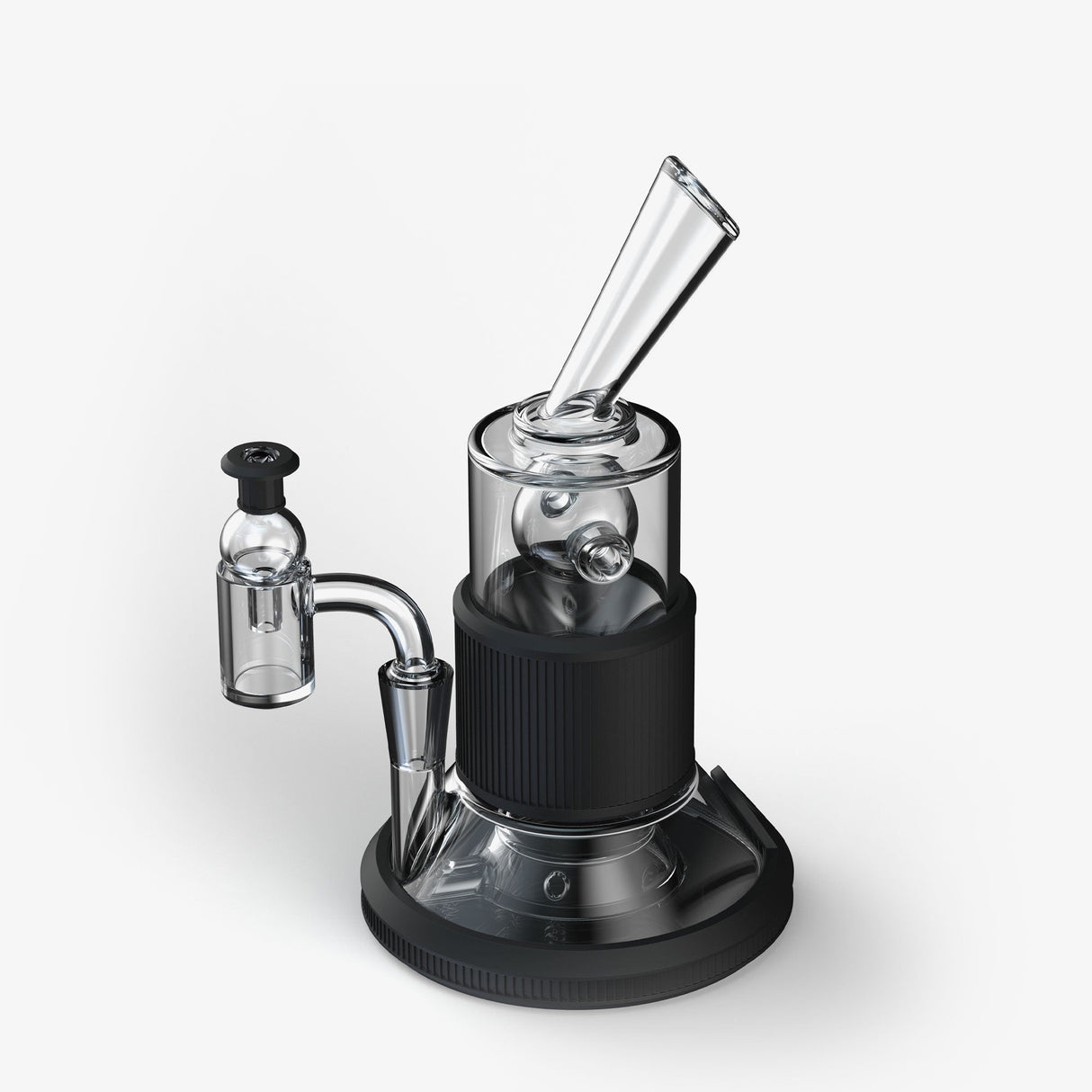 SoftGlass Handcrafted Borosilicate Ball Perc Top - Smooth Smoke Diffuser