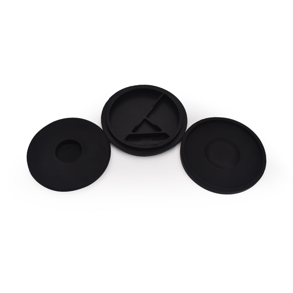 Ritual 12'' Deluxe Silicone Modular Beaker Components in Titanium White UV