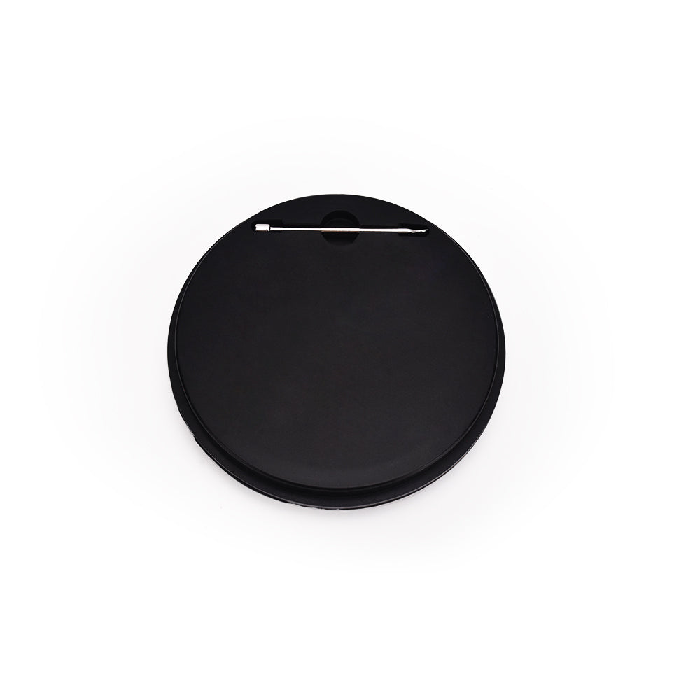 Ritual 12'' Deluxe Silicone Modular Beaker Base in Black, Top View, Compact & Durable