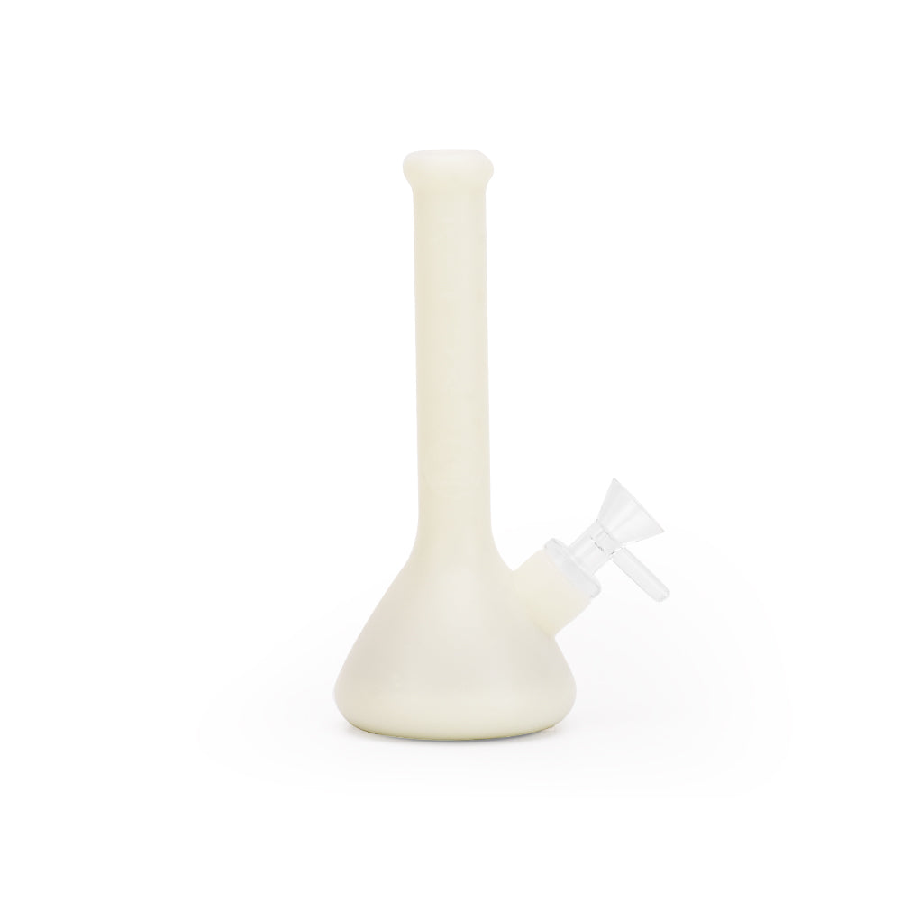 Ritual 7.5'' Deluxe Silicone Mini Beaker in UV Titanium White - Front View
