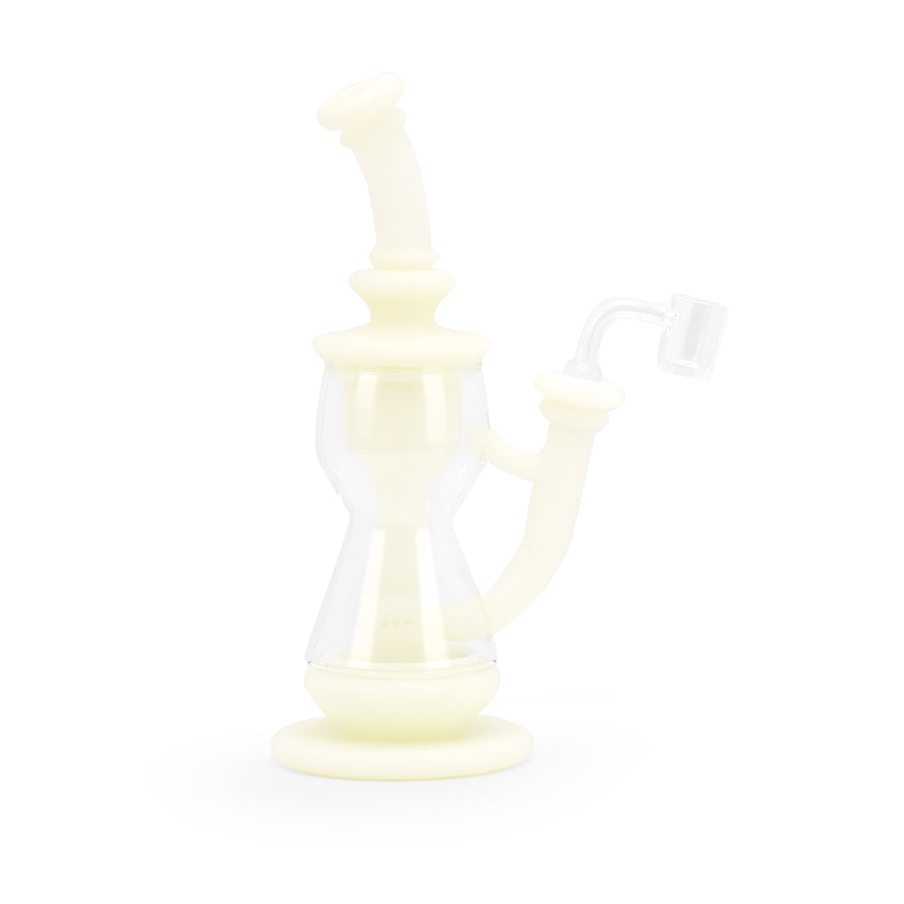 Ritual 10'' Silicone Deluxe Incycler in UV Titanium White with Durable Design - Front View