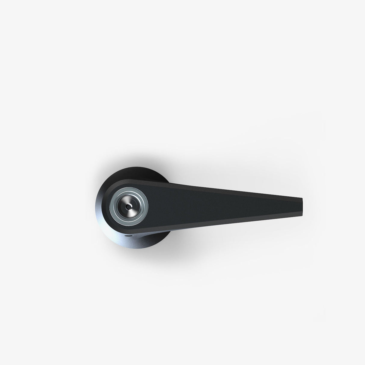 SOFTGLASS Unbreakable Pier Bubbler with Cartridge Adapter, top view on white background