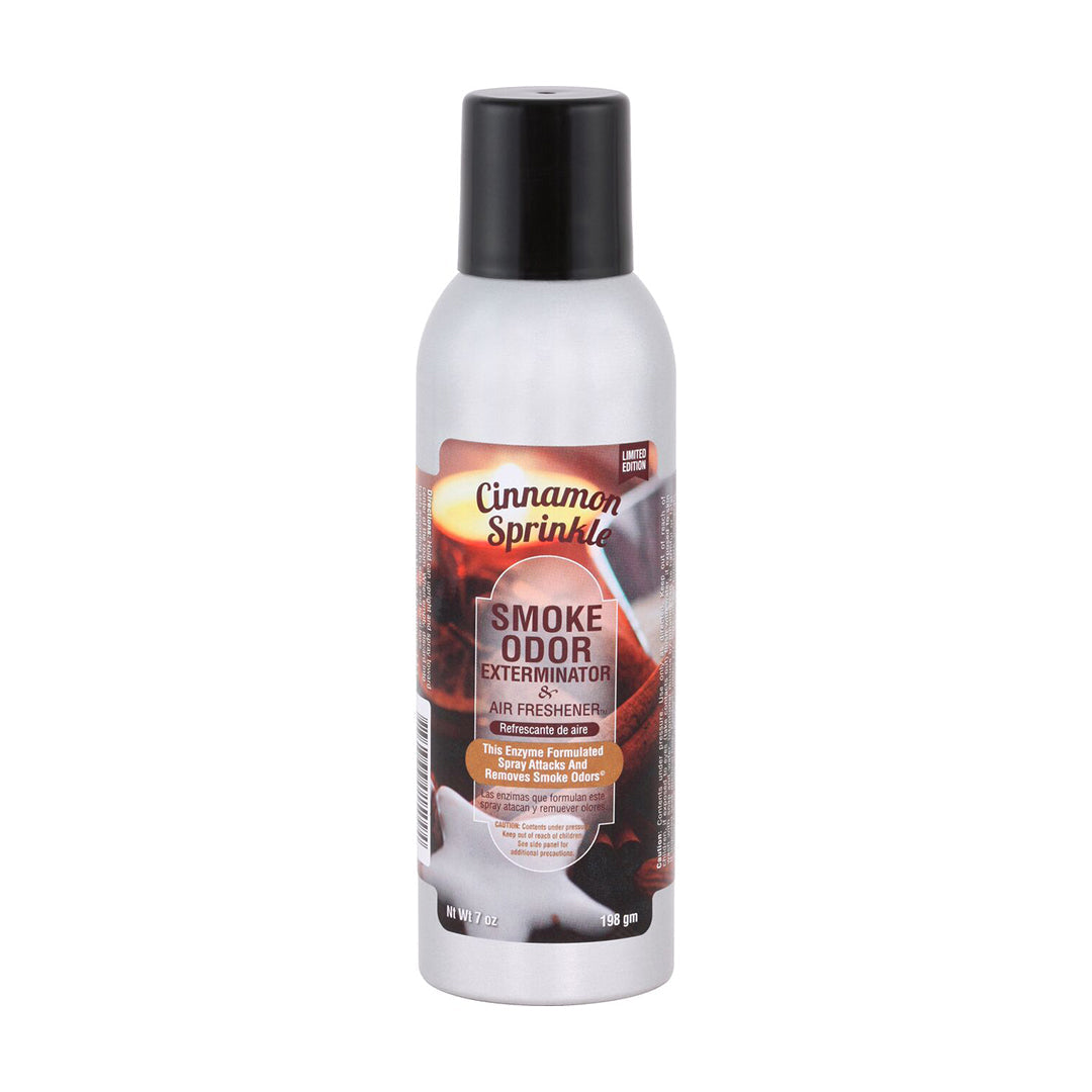 Smoke Odor 7oz Enzyme Odor Eliminator Spray in Cinnamon Sprinkle scent, front view