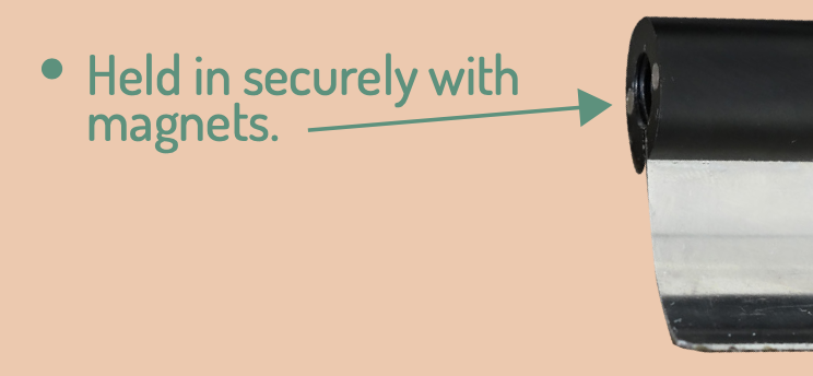 KronicBlade by Happy Kit - Magnetic Steel Rolling Accessory for Dry Herbs and Concentrates