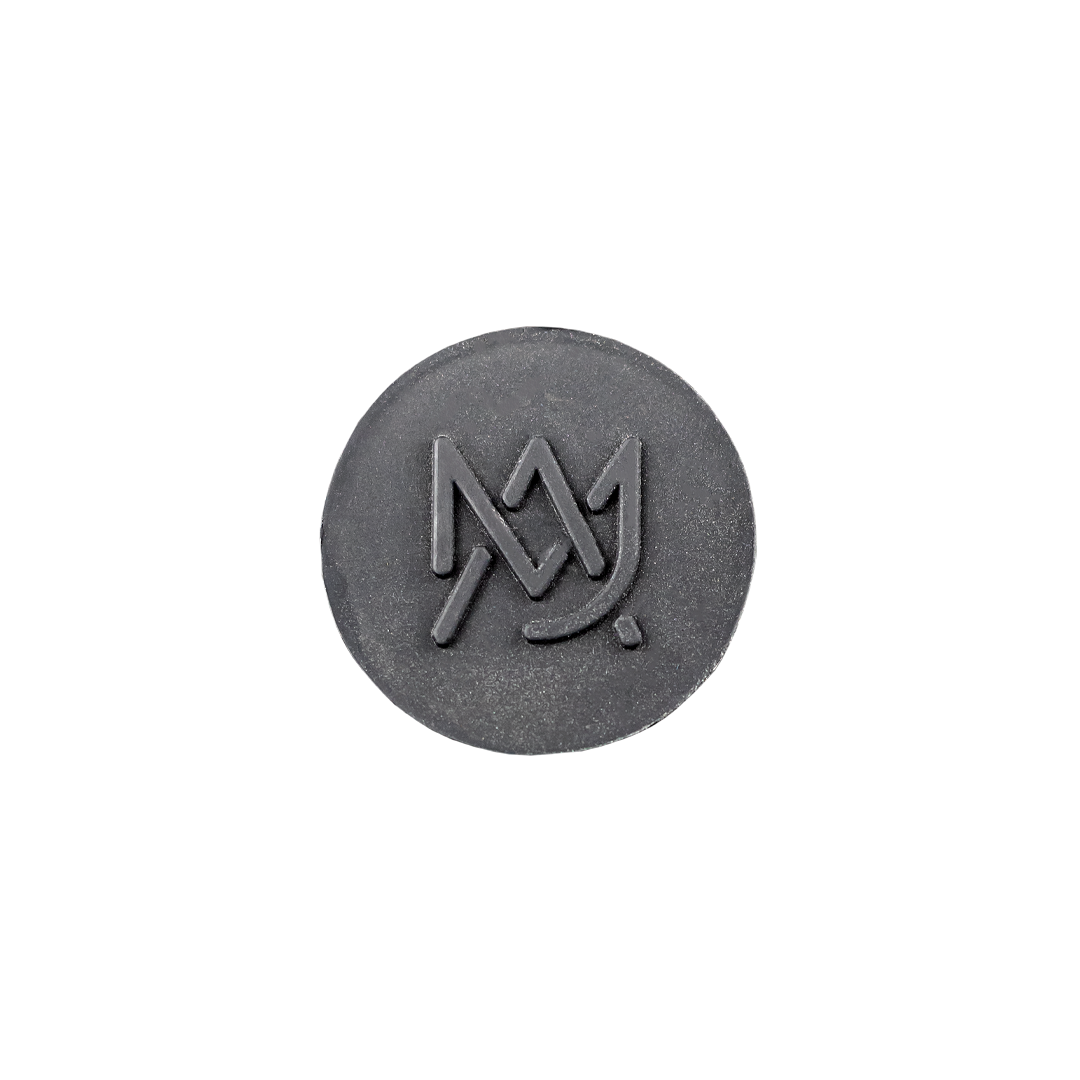 MJ Arsenal logo on Cache Cork/Silicone Plug for secure oils & wax storage, top view