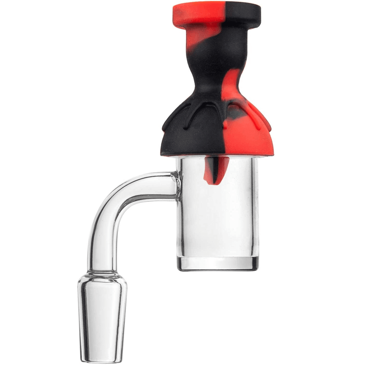 PILOT DIARY Silicone Carb Cap with Glass Bowl Screen for Smoking, Front View