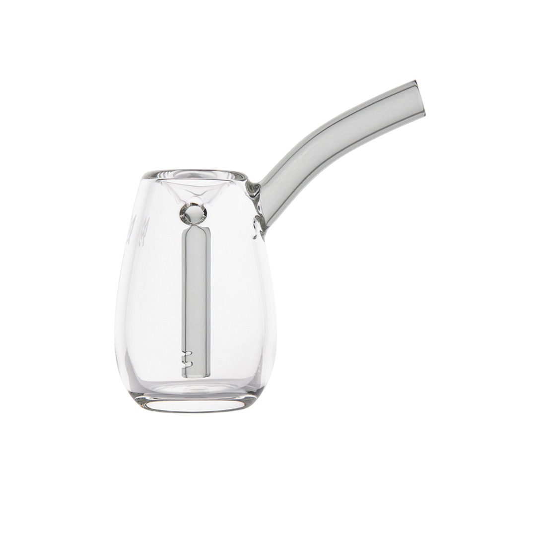 MJ Arsenal Bulb Mini Bubbler - 100% Borosilicate Glass, Slate Variant, Front View