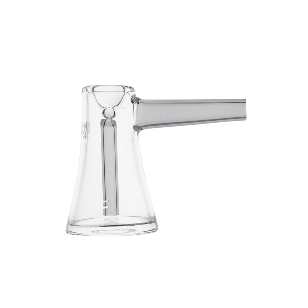 MJ Arsenal Vulkan Bubbler in Slate - Compact Side View on Seamless White