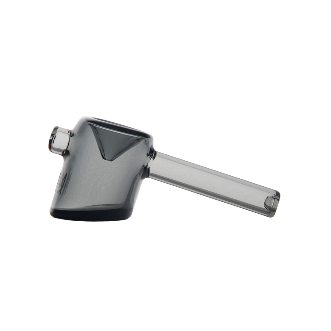 MJ Arsenal Kickstand Hand Pipe in Slate, Angled Side View on Seamless White Background