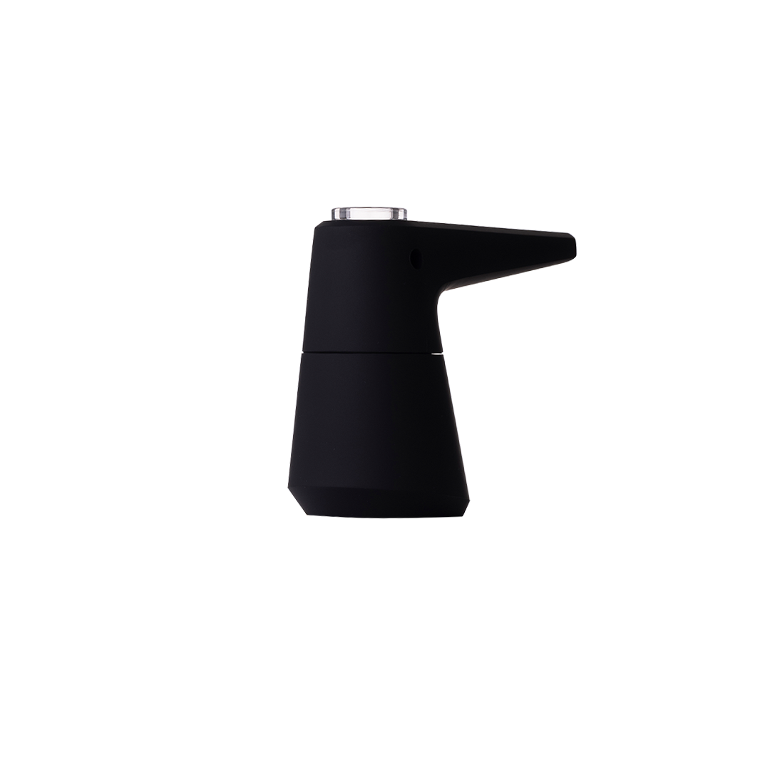 SOFTGLASS Unbreakable Pier Bubbler with Cartridge Adapter, Easy Clean, Front View on White