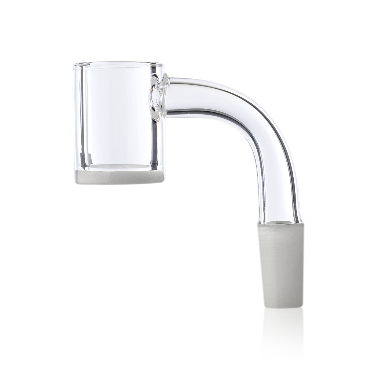 MJ Arsenal Quartz Bucket with Opaque Bottom for Dab Rigs - Side View on White Background