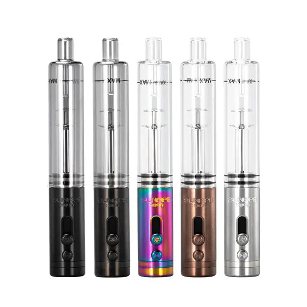 H20G Sunpipe Stainless Steel & Glass Water Pipes by Sunakin America in Various Colors - Front View