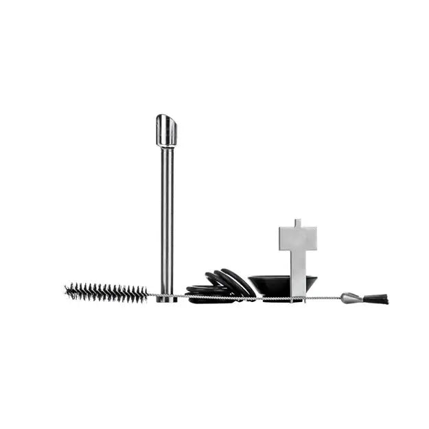 H2OG Sunpipe Stainless Steel Water Pipe Components Laid Out Side View