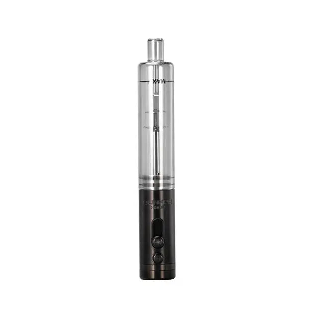 H20G Sunpipe Stainless Steel & Glass Water Pipe in Gunmetal - Front View