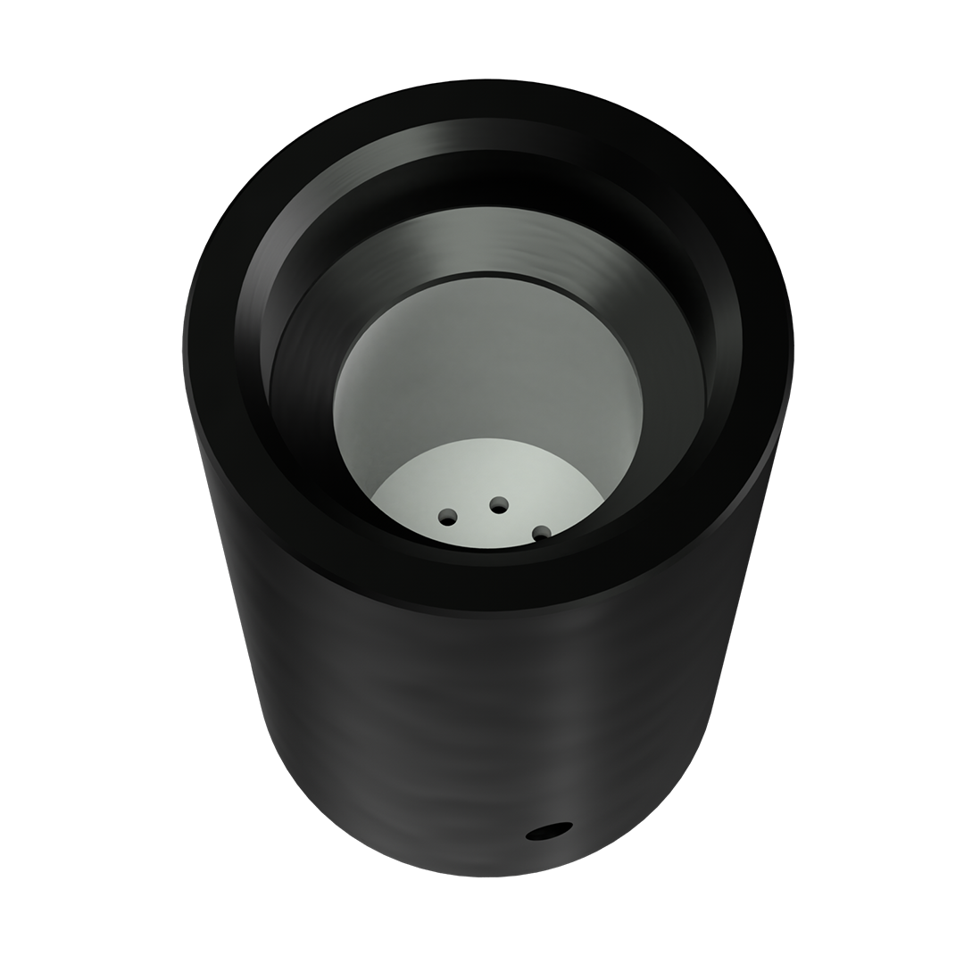 Grenco Science GPen Hyer Tank - Top View on Seamless Black Background