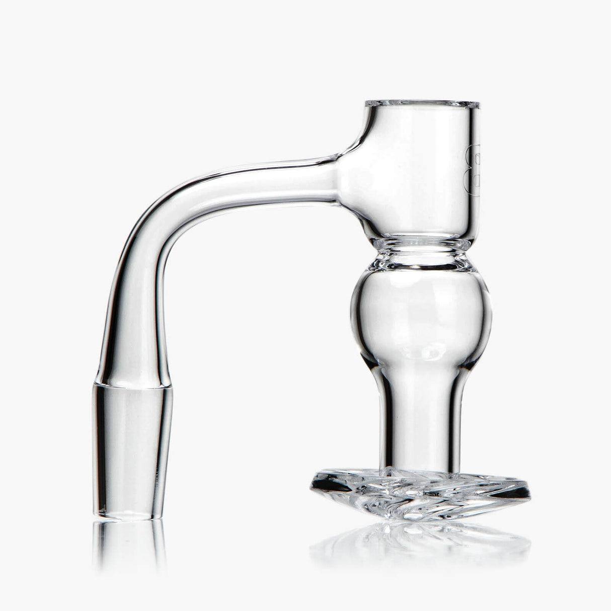 PILOTDIARY Blender Terp Slurper Banger - Clear Glass, Side View