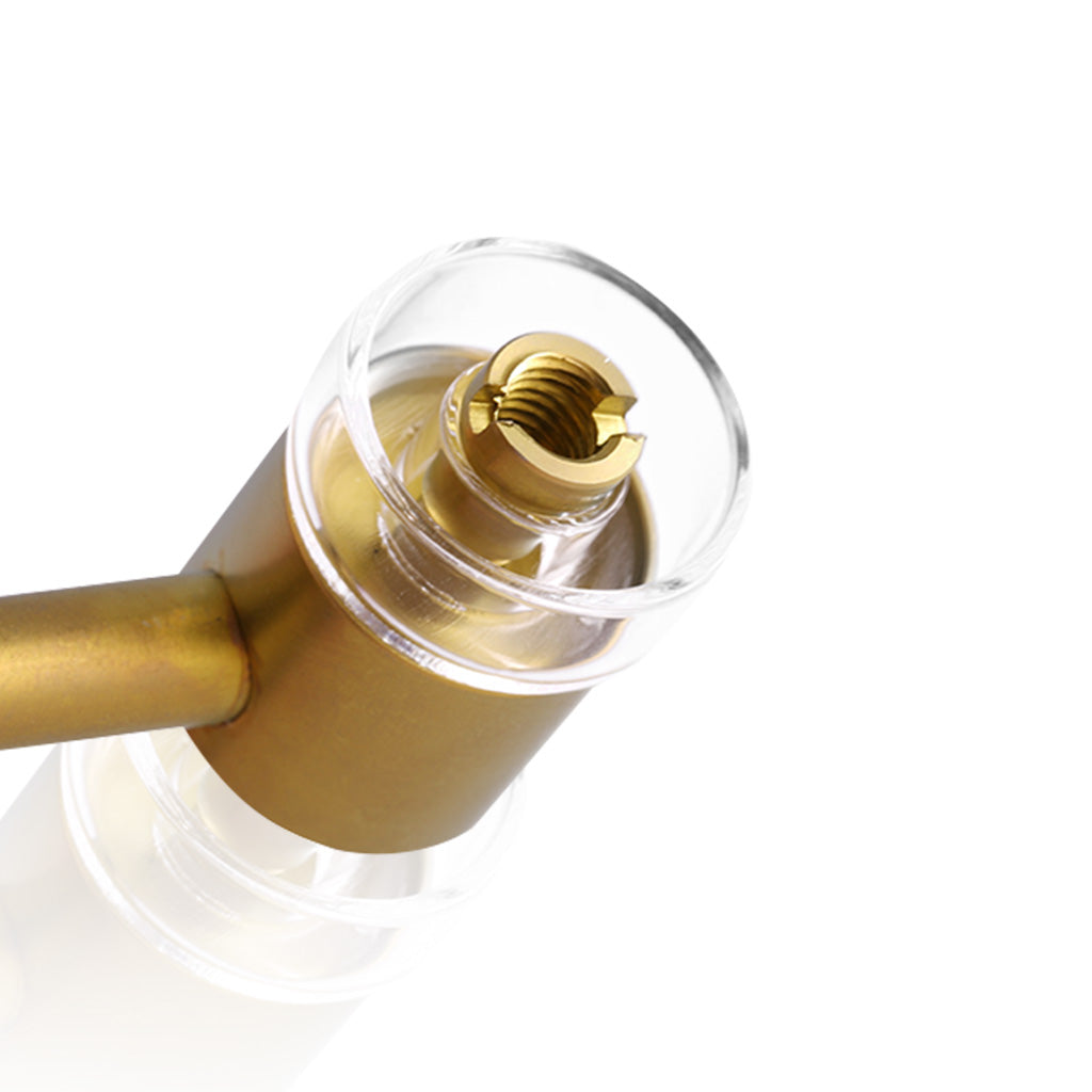 Honeybee Herb Titanium 4 in 1 Sidecar Hybrid Banger Nail, Gold, Top View
