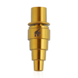 Honeybee Herb Titanium 6-in-1 Original E-Nail Dab Nail in Gold for Various Joint Sizes