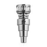 Honeybee Herb Titanium 6 in 1 Cage Hybrid Dab Nail for E-Rigs, Front View