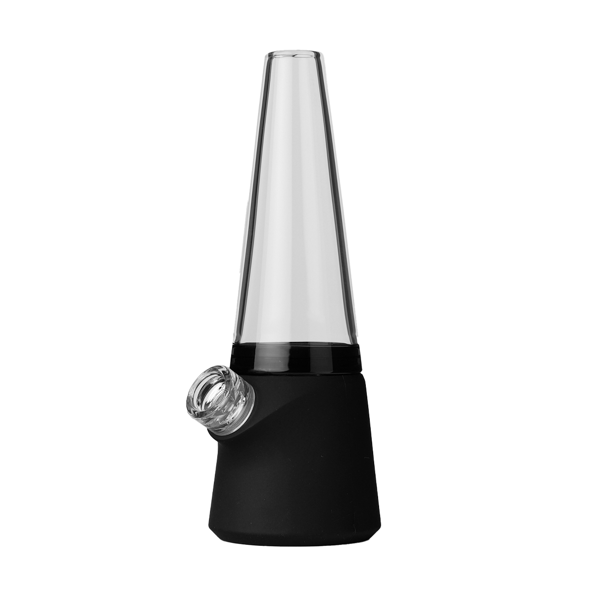 SOFTGLASS Portable Totem Bong with Silicone Bottom & Travel Case