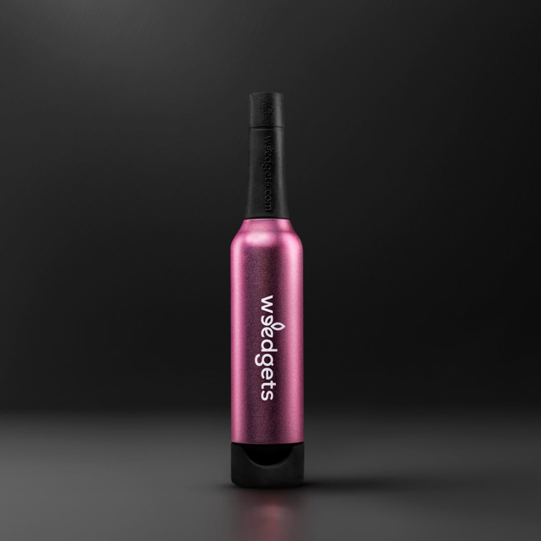 Weedgets Slider Pipe in Rose - Portable Waterless Cooling Smoking Pipe Front View
