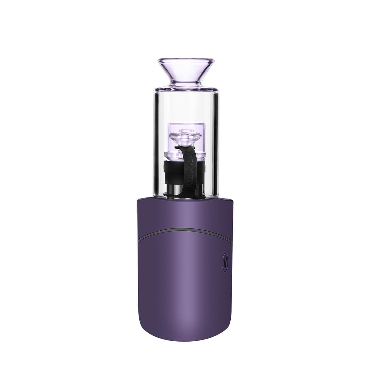 VLAB HALO Portable Vaporizer Kit in Purple - Compact E-Rig with Glass Attachment