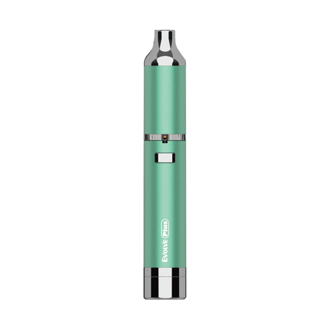 Yocan Evolve Plus 2020 Vaporizer in Azure Green, front view on a white background