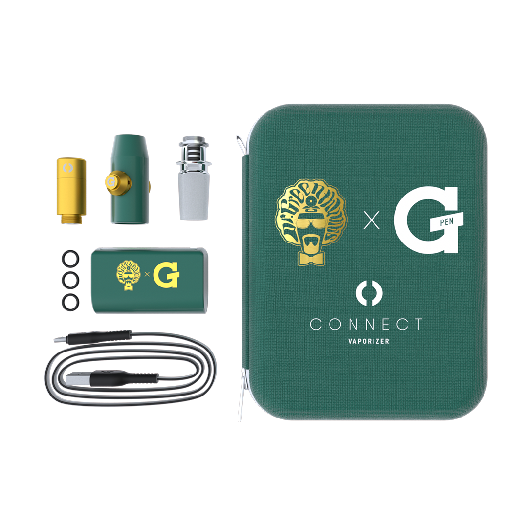GPen Connect Vaporizer by Grenco Science with accessories and carrying case