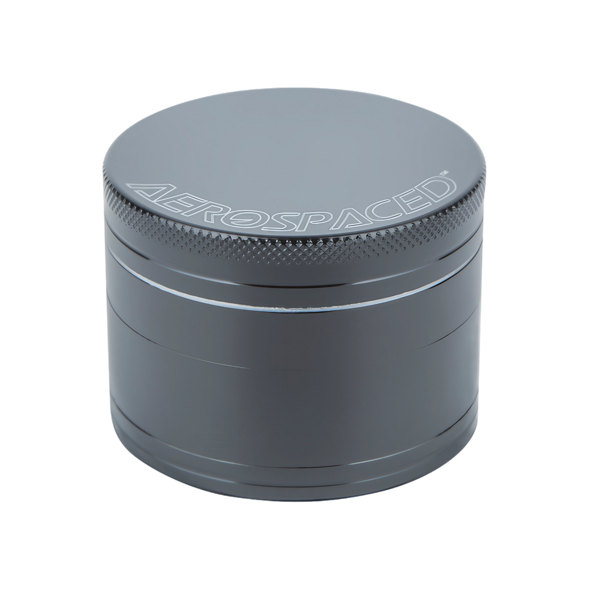 Aerospaced by Higher Standards 4-Piece Aluminum Grinder in Black, 2.0" Size, Compact Design