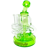 AFM Glass - The Octopus Recycler - 6" Green Dab Rig with Hole Diffuser Percolator