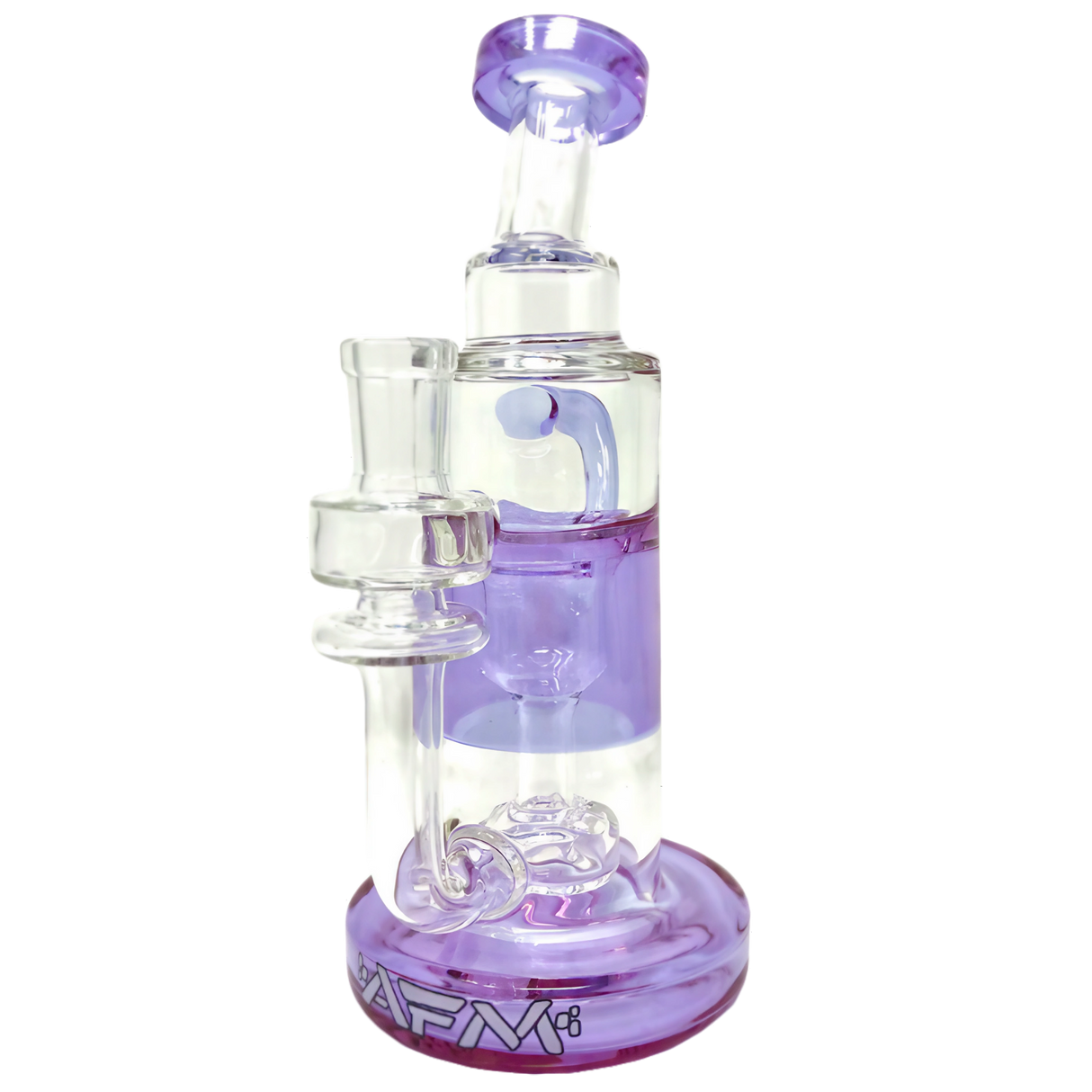 AFM Glass Power Incycler 8.5" with Slit-Diffuser Percolator and Recycler Design, Front View