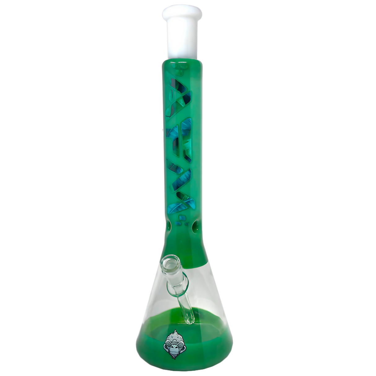 AFM Glass - The Quasar Beaker 18" - Leaf | Dank Geek