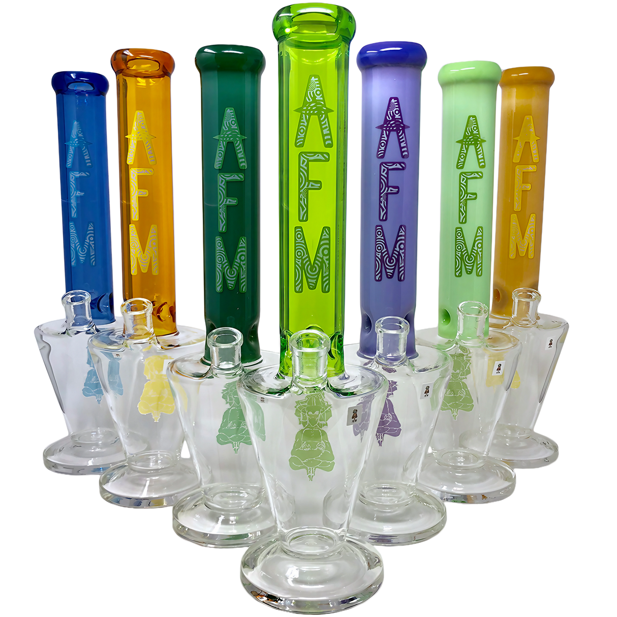 AFM Glass - UPSIDEDOWN BEAKER 18'' | Dank Geek