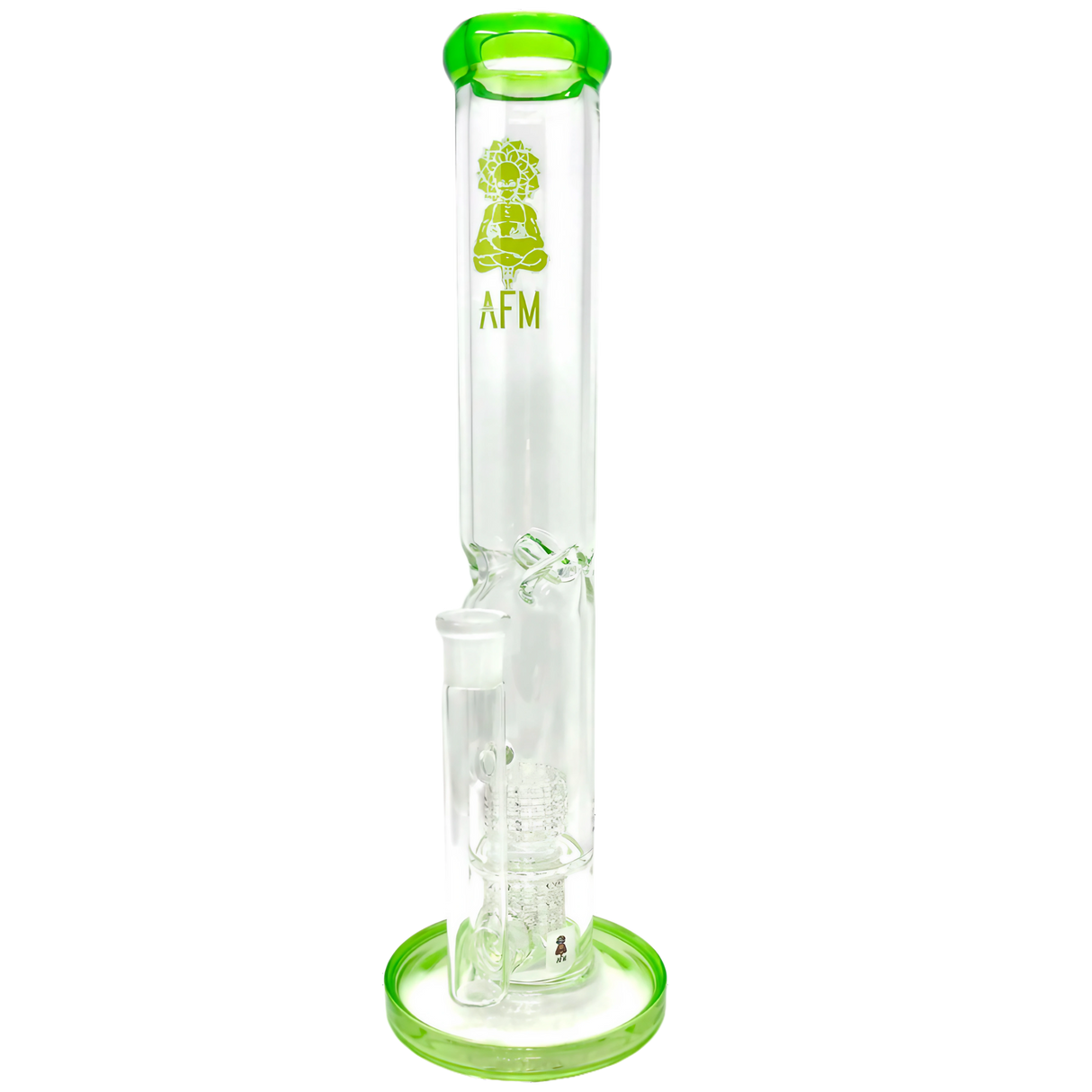 Lime Green AFM - Straight Tube w/ Double Matrix Perc 18''