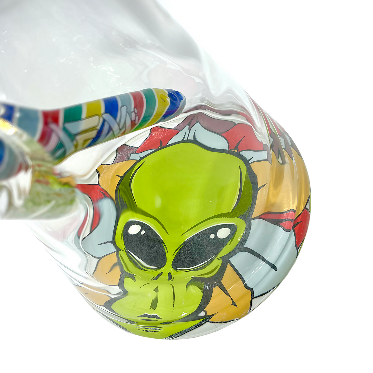 AFM The Color Blast 9mm Beaker Set with Alien Design - Close-up of Bowl