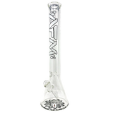 AFM The Flower Monkey 9mm Clear Beaker Bong, 18" Tall with Heavy Wall Glass