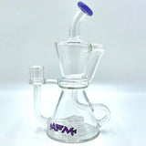 AFM The Hour Glass Recycler Dab Rig - Front View on White Background