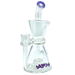 AFM The Hour Glass Recycler Dab Rig in Purple - 8.5" with Borosilicate Glass and Recycler Percolator