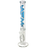 AFM The Lightbeam 9mm 18" Bong in Blue, Straight Design, Heavy Wall, Side View