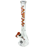 AFM The Munching 9mm Beaker Bong - 18" with Heavy Wall Borosilicate Glass, Front View